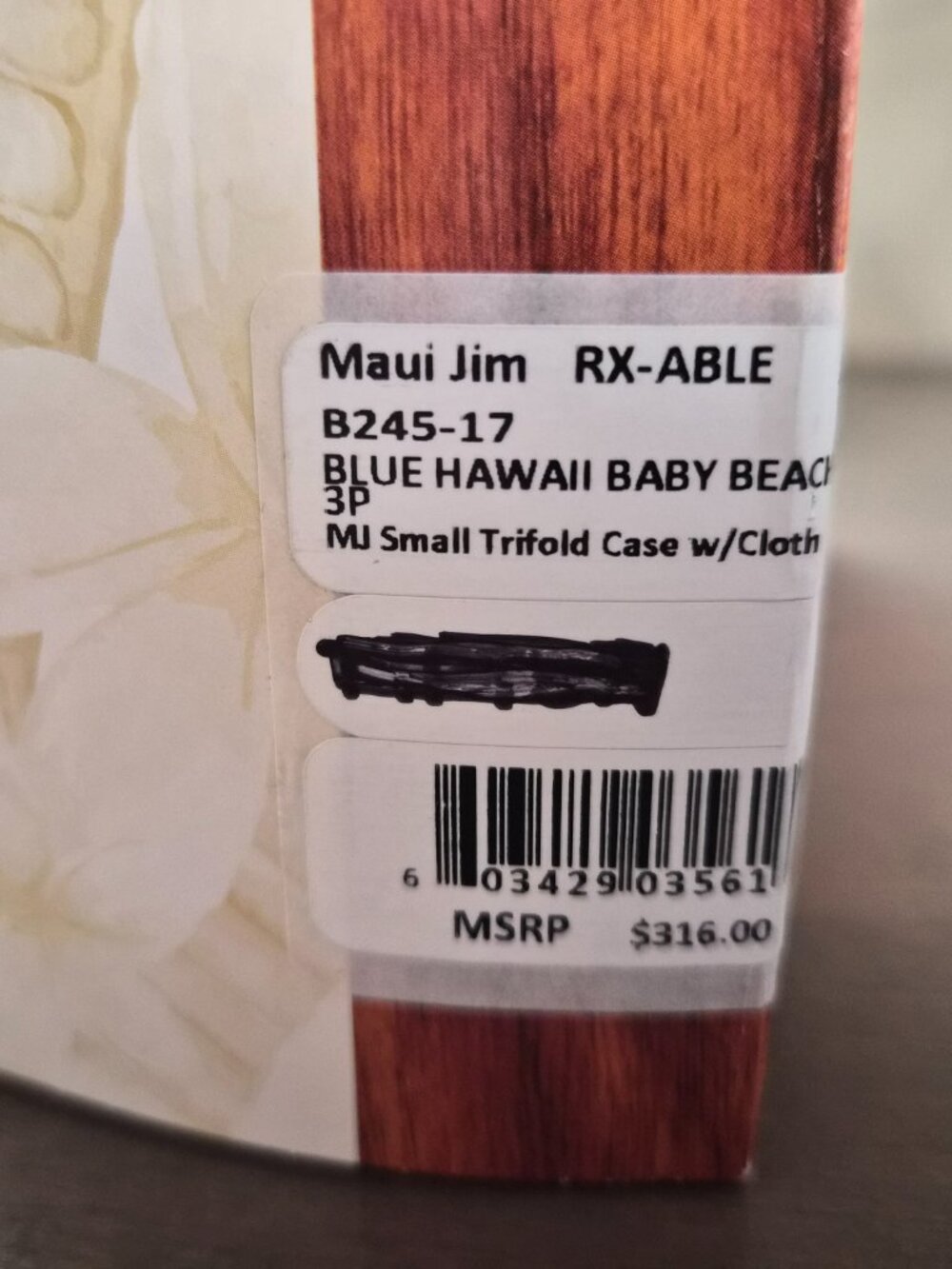 Maui Jim Baby Beach Sunglasses – Blue Hawaii Silver – RX-Able B245-17 - Picture 11 of 16